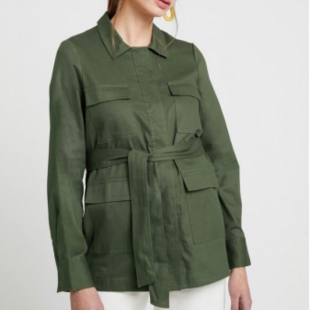 Vero Moda Ivy Green Utility/Military Fall Jacket Size M